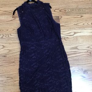 Purple lace dress